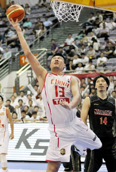 Wei Kina Spelar Ett Skott Mot Japan Deras Semifinal 2011 — Stockfoto
