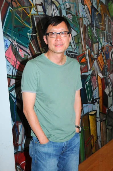 Director Andrew Lau Attends Briefing Artists 311 Love Borders Hong — Stock Photo, Image