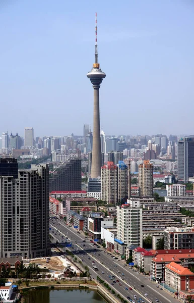 Cityscape Van Tianjin China Mei 2011 — Stockfoto