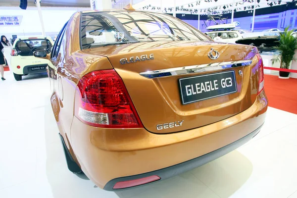 Den Geely Gleagle Gc3 Ses Displayen Den Shanghai International Automobile — Stockfoto