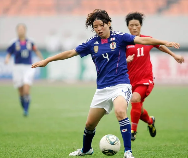 Japonés Kumagai Saki Controla Balón Durante Clasificación Fútbol Femenino Asiática —  Fotos de Stock