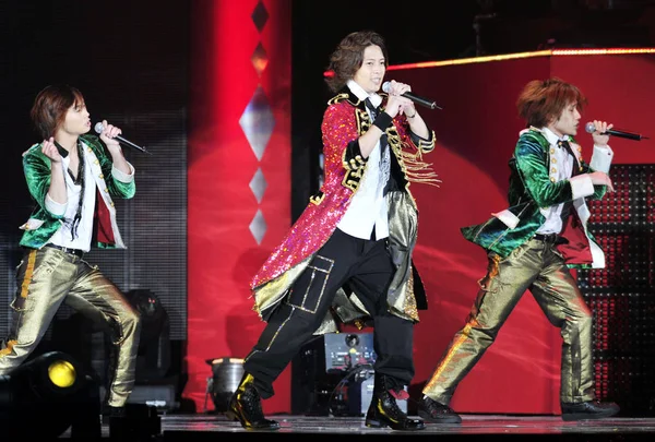 Japanese Idol Actor Singer Yamashita Tomohisa Performs His Concert Taipei — Stock Photo, Image