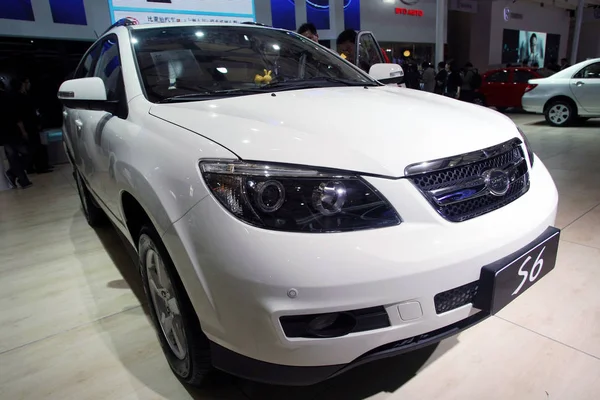 Byd Exhibe 14ª Exposición Internacional Industria Automotriz Shanghái Conocida Como — Foto de Stock