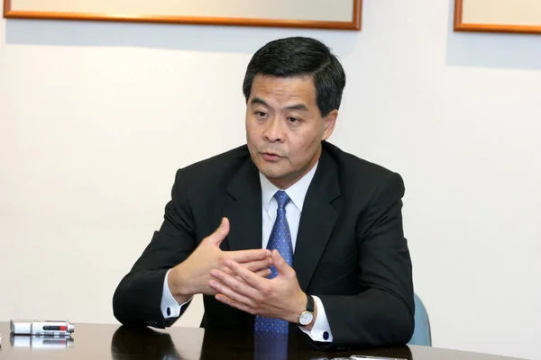 Leung Chun Ying Leung Convenor Van Niet Officiële Leden Van — Stockfoto