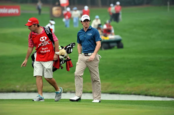 Rory Mcilroy Irlanda Del Norte Mira Competencia Primer Día Durante — Foto de Stock