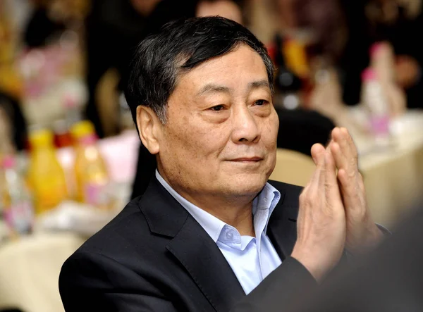 Plik Zong Qinghou Prezes Ceo Grupy Wahaha Uczęszcza Ceremonię Wskaźników — Zdjęcie stockowe