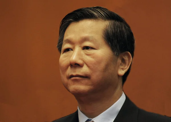 Çin Menkul Kıymetler Düzenleyici Komisyonu Eski Başkanı Shang Fulin Şanghay — Stok fotoğraf