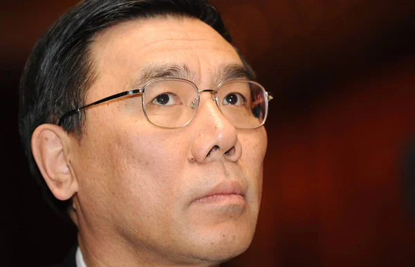 Icbc 中国工商銀行 Jianqing のジャン の会長は 2009 月22日に中国 グリーン会社2009で年次サミットに出席します — ストック写真