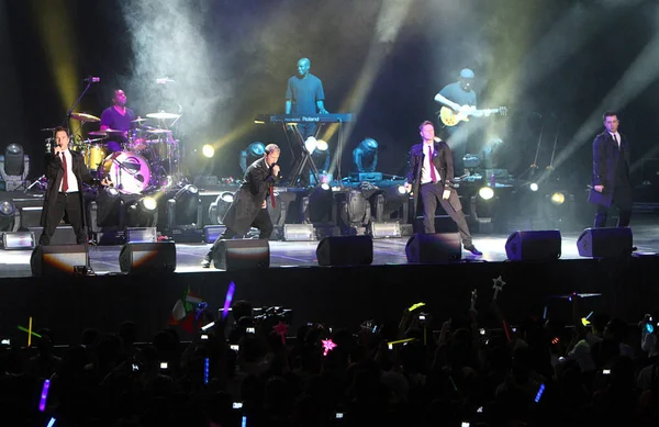 Ierse Boy Band Westlife Presteren Hun Concert Taipei Taiwan Oktober — Stockfoto