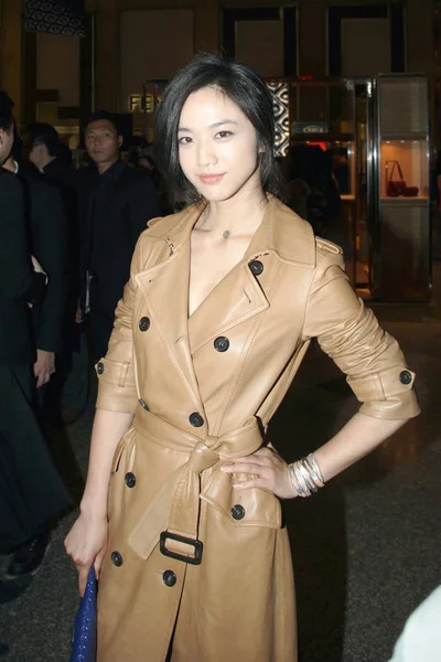 Actrice Chinoise Tang Wei Souligne Événement Promotionnel Tods Une Marque — Photo