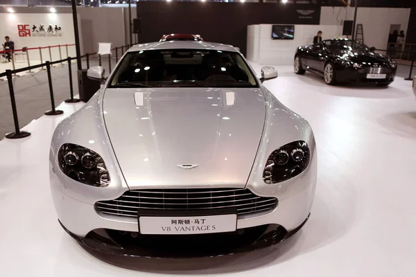 Een Aston Martin Vantage Zien Het Display Tijdens 2011 China — Stockfoto