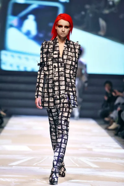 Salão Moda Conteúdo Shanghai 2011 Outono Inverno Fashion Week China — Fotografia de Stock