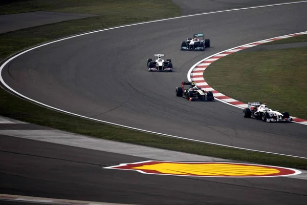 Fahrer Beim Formel Grand Prix Von China 2011 Auf Der — Stockfoto