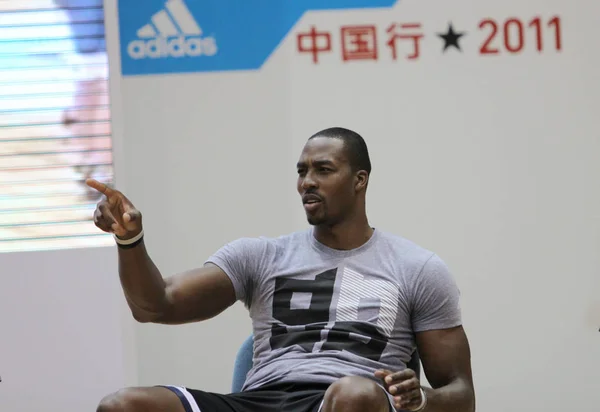 Nba Star Dwight Howard Orlando Magic Highlights Adidas Promotional Event — Stock Photo, Image