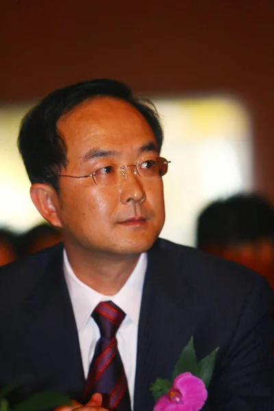 Conghui Vice Presidente Geely Holding Group Partecipa Alla Cerimonia Offline — Foto Stock