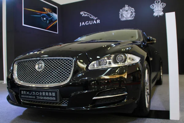 Автомобиль Jaguar Представлен Автосалоне Хайкоу Провинция Хайнань Сентября 2011 — стоковое фото