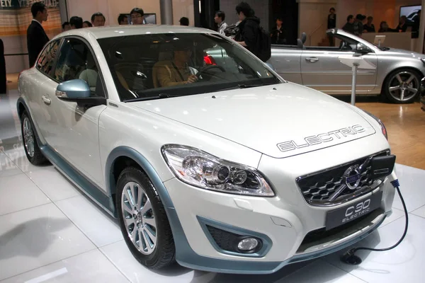 Volvo C30 Exhibe 14ª Exposición Internacional Industria Automotriz Shanghái Conocida —  Fotos de Stock
