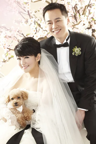 Wedding Picture Selina Member Very Popular Band Taiwan Richard Chang — Stock Photo, Image