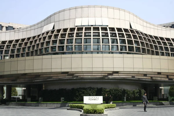 Vista Del Hyatt Regency Hangzhou Provincia Chinas Zhejiang Marzo 2010 —  Fotos de Stock