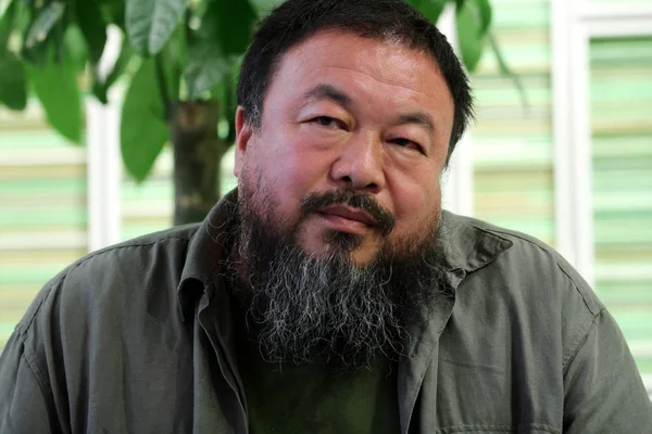 Artista Chino Weiwei Asiste Seminario Trend Lounge Beijing China Agosto —  Fotos de Stock