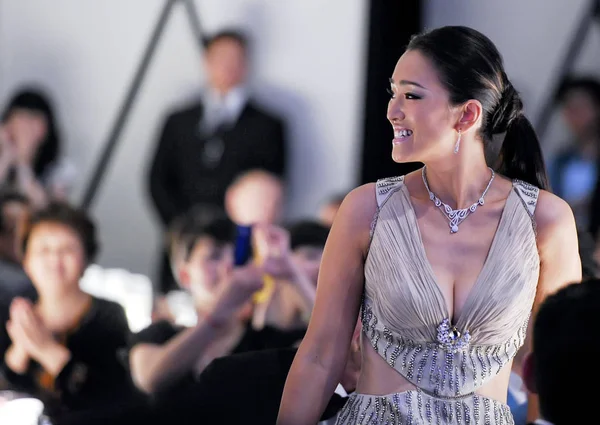 Китайская Актриса Гун Приняла Участие Церемонии Вручения Премии Montblanc Culture — стоковое фото