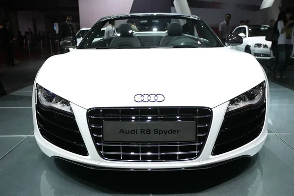 Une Audi Est Exposée Lors Salon Automobile Hangzhou Dans Province — Photo