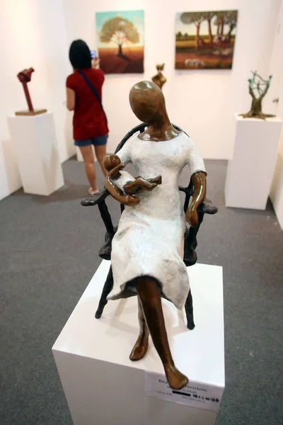 Piece Art Work Display 2011 Shanghai Art Fair Shanghaimart Shanghai — Stock Photo, Image