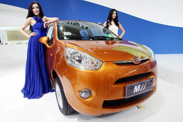 Haima M11 Fogalma Látható Kijelzőn Kiállításon Shanghai Nemzetközi Automobil Ipar — Stock Fotó