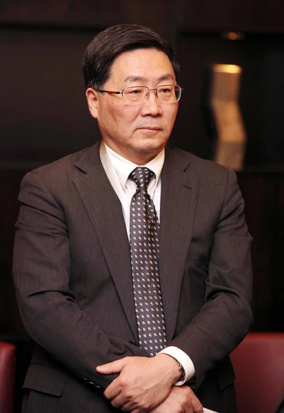 Wang Dazong Directeur Général Beijing Automotive Industry Holding Baic Est — Photo