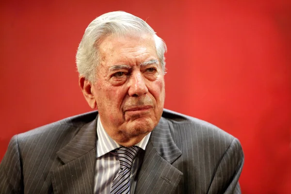 Mario Vargas Llosa Escritor Peruano Ganador Del Premio Nobel 2010 — Foto de Stock