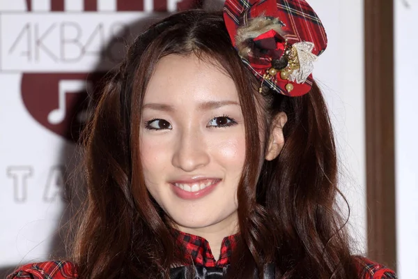 Umeda Ayaka Japanska Kvinnliga Idol Gruppen Akb48 Deltar Invigningen Akb48 — Stockfoto