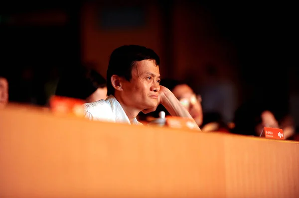 Jack Yun Presidente Del Grupo Alibaba Asiste Cumbre Netrepreneur Ciudad —  Fotos de Stock