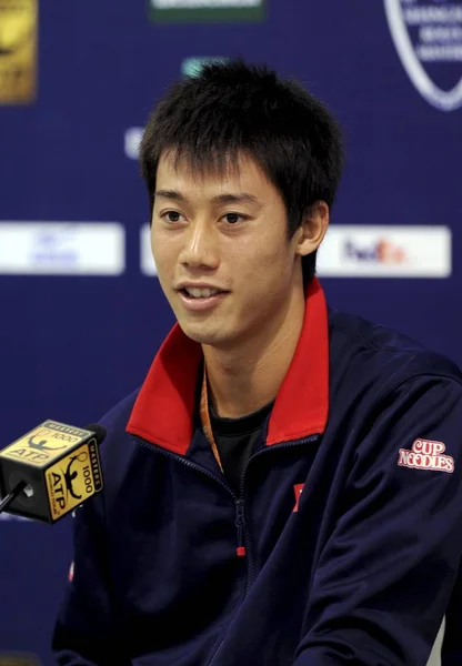 일본의 Nishikori 2011 상하이 Qizhong 테니스 센터에서 2011 상하이 롤렉스 — 스톡 사진