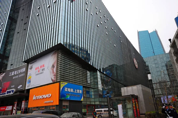 Vista Centro Comercial Productos Digitales Zhongguancun Conocido Como Chinas Silicon —  Fotos de Stock