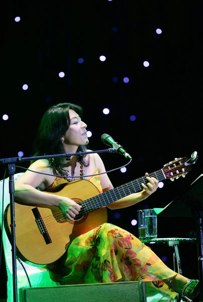 Japanese Brazilian Singer Lisa Ono Performs Her Concert Sichuan Provincial — Stock Photo, Image