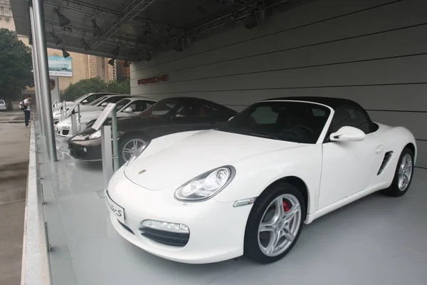 Automóvil Porsche Exhibe Durante Quinta Feria Anual Arte Shanghais Shanghai — Foto de Stock