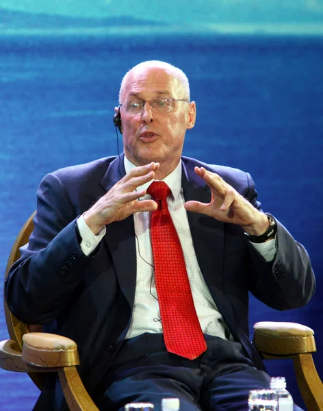 Eski Abd Hazine Sekreteri Henry Paulson 2011 Boao Forumu Asya — Stok fotoğraf