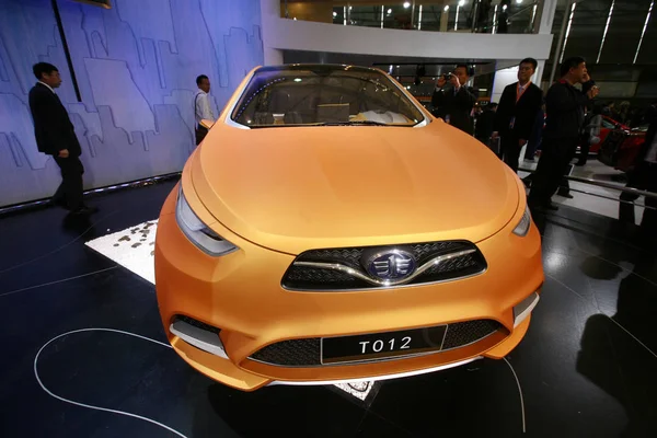 Concepto Faw T012 Exhibe 14ª Exposición Internacional Industria Automotriz Shanghái — Foto de Stock