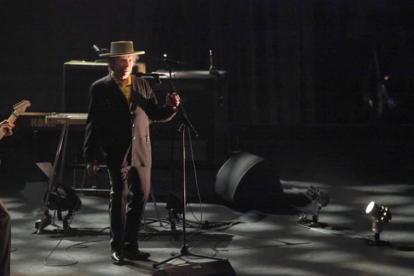 Music Legend Bob Dylan Performs His Concert Workers Gymnasium Beijing — Stock Photo, Image