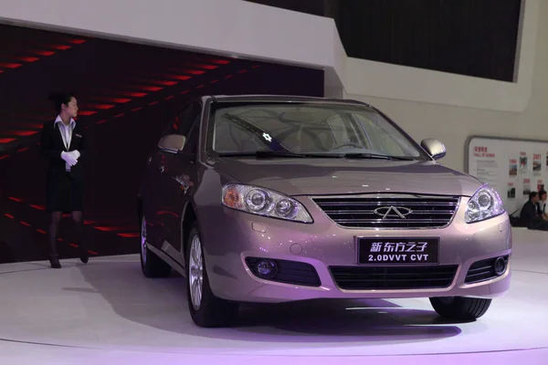 Chery New Eastar Exhibe 14ª Exposición Internacional Industria Automotriz Shanghai — Foto de Stock