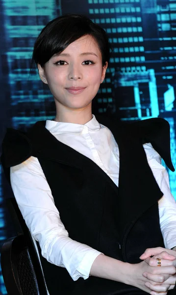 여배우 Jingchu Fuchun 시에서에 2011 영화에 — 스톡 사진