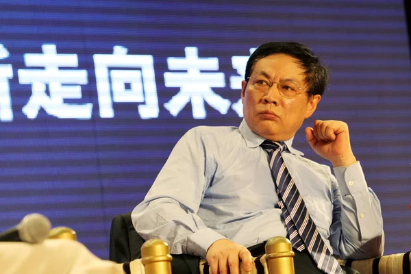 File Ren Zhiqiang Chairman President Huayuan Group Attends Forum Wuhan — Stock Photo, Image