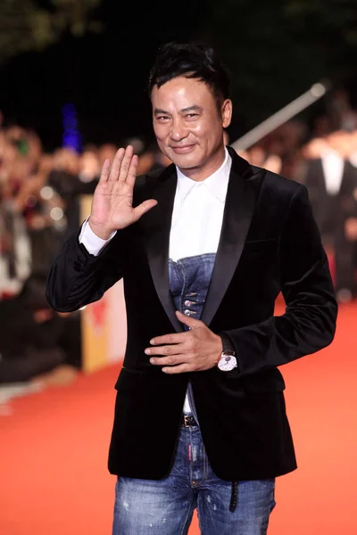 Actor Hong Kong Simon Yam Aparece Alfombra Roja Durante 48ª — Foto de Stock
