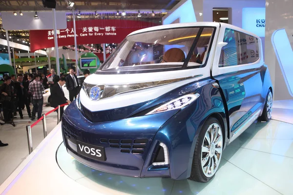 Concepto Changan Voss Mpv Exhibición 14ª Exposición Internacional Industria Automotriz —  Fotos de Stock