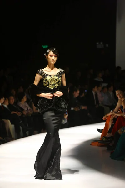 Tiger Modevisning Den Shanghai Fashion Week 2012 Våren Sommaren Samlingar — Stockfoto