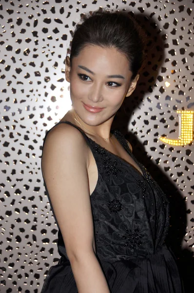 Chinese Actress Zhang Xinyu Attends Inauguration Private Equity Fund Shanghai — Stock Photo, Image