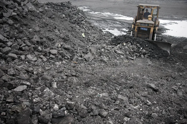 Huaibei Bir Kömür Madeninin Görünümü Doğu Çin Anhui Eyaleti Şubat — Stok fotoğraf