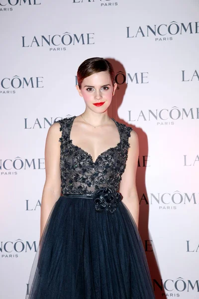 Modelo Actriz Inglesa Emma Watson Asiste Evento Promocional Lancome Hong — Foto de Stock