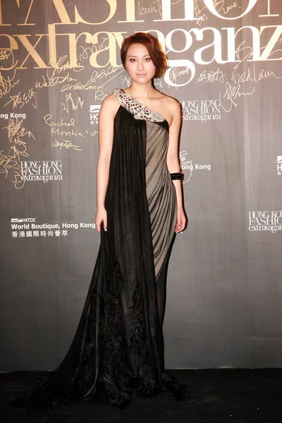 Florinda Córka Makau Tycoon Stanleya Stawia Hongkong Moda Ekstrawagancja Show — Zdjęcie stockowe