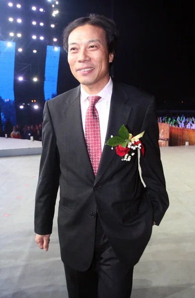 Tang Jun Prezes Newhuadu Industrial Group Ltd Jest Postrzegana Podczas — Zdjęcie stockowe